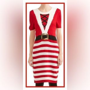 No Boundaries XS/XCH (1) Red Christmas Dress